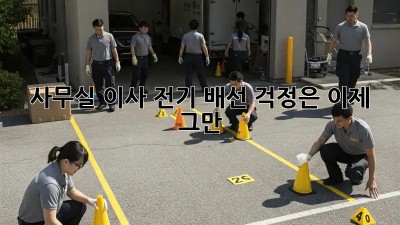 사무실 이사? 전기 배선 걱정은 이제 그만!